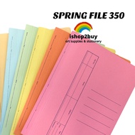 Manila File Manila Spring File Fastener Plastic Flat File Manila Fail Kertas Fail Manila Fail