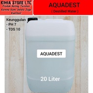 Termurah Aquadest 20 Liter / Air Suling ( Destilled Water )