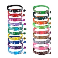 1.0 Pet Footprint Patch Collar Dog Collar Cat Bell Collar Free Shipping