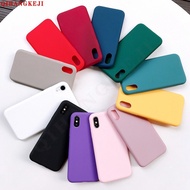 IPhone 6 6s 7 8 Plus SE 2020 XR 6Plus 6sPlus 7Plus 8Plus Luxury Candy Color Phone Case Matte Soft Silicone Cover Qihang