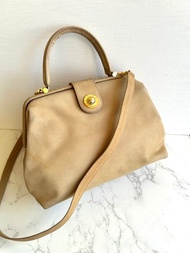 稀有中古包 Celine 星球米色醫生包 斜背包 單肩包 側背包 二手