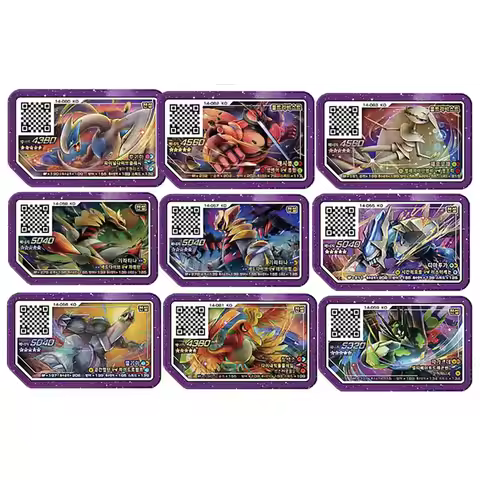 Mew Korean 5 Stars Rush 7 Pokemon Gaole Card Arceus Storage Arcade Lucky Ga-Olé Game Disc Gaore Coll