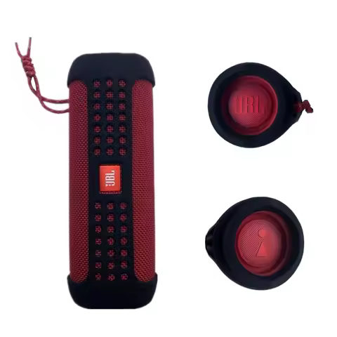 Portable Silicone Case Protective Travel Case Soft Silica Gel Storage Pouch Audio Case for JBL Flip 