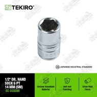Tekiro Kunci Mata Sock 1/2 inch 14mm 6pt Anak Sok Shock 14 mm 1/2inch 6 PT Satuan