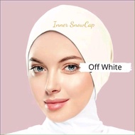 Anak tuddung Inner Snowcap | Scarf Anak Tudung Cotton Berlubang Bergetah