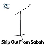 Hercules MS632B PLUS EZ Grip Height Adjustment Tripod Microphone Stand (MS-632BPLUS / MS632BPLUS / M