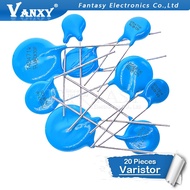 20PCS Varistor Series 7D 10D 14D 10D471K 7D220K 10D101K 10D330K 14D471K 14D220K 7D431K 10D621K 10D56