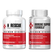 Immune Support Capsules for Strong Immunity Health in Men & Women, Supplement with Zinc, Vitamin C,