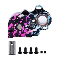 LCG transmission complete gearbox with transparent cover, suitable for DIY 1/10 SCX10 TRX4 gearbox