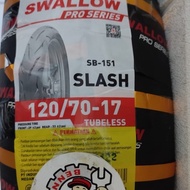 SWALLOW SLASH 120/70-17 TUBLES SOFT COMPOUND SB151 PRO SERIES