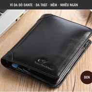 Ví da bò nam cao cấp DANTE da thật V1701