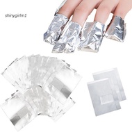 [SG] Acetone Nail Pads 50pcs/100pcs Eco-friendly Nail Remover Foil Wraps for Easy and Quick Gel Poli