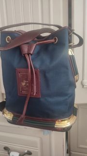 絕版Piero Guidi Lineabold 藍色水桶包