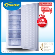 PowerPac Chest Freezer Upright freezer Freestanding Freezer 175L (PPFZ180)