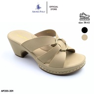 AROMA POLO Ladies Soft & Comfort Heels Anti Slip - Bla/Api 36-41 AP255-201