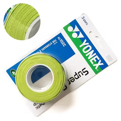 Yonex AC102C 3 Pack Racket Grip Tape Anti Slip Super Overgrip Absorbent Breathable Tennis Overgrip H