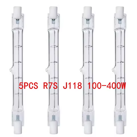 1/2/5PCS R7S J118 LED Glass Tube COB Light Bulb High Power Corn Lamp 100W 200W 300W 400W - Energy Ef