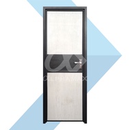 ALPHAMAX Boston-H Pintu Rumah Pintu Kamar Mandi Pintu Gudang Pintu PVC + Aluminium 70 x 195cm