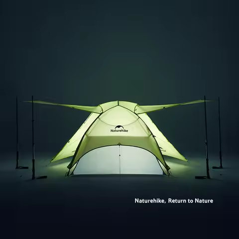 Naturehike 2025 Star River EXT Double Y Freestanding Trekking Tent 2 Person Outdoor Travel 15D Nylon