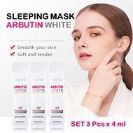 🌜Sleeping mask Arbutin White มาส์กหน้า สูตรอาร์บูติน ( 3 ซอง x 4 ml )