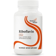 Seeking Health Riboflavin, Vitamin B2, 400 mg Riboflavin, 4 mg Active Riboflavin-5-Phosphate,, Veget