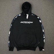 Aape Now Double Slaved Unisex Hoodie Jacket Label