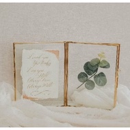 Ready stock 2-sided photo frame/ photo photo frame/