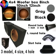 4x4 Woofer box 15mm speaker box Carpet 8inch, 10inch, 12inch, WJT 500watts 12inch woofer and woofer box set winsenshop