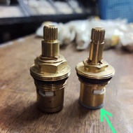 Replacement Brass Valve - Sink Tap Spare Part (Roo2) - Quarter turn Brass spindle