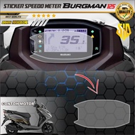 SUZUKI BURGMAN SPEEDO METER ANTI-SCRATCH STICKER SPEEDO METER STICKER/ BURGMANSUZUKI BURGMAN SPEEDO 