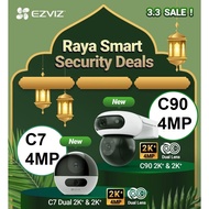 Ezviz C7 / C90 Dual Lens (4MP + 4MP) Pan/Tilt Two Way Talk Motion Detection 2K+ WiFi Indoor Security