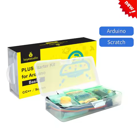 Keyestudio Starter Kit For Arduino PLUS Uno Projects DIY Scratch Graphical Programming 20 Projects (