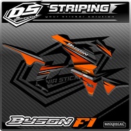 02 YAMAHA BYSON FI MOTORCYCLE STRIPING STICKER CUSTOM GRAPHIC VARIATION