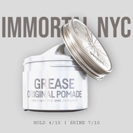 Grease Original Pomade (100ML) Medium Hold and High Shine. Oil-Based. Adding Moisture. Immortal NYC.