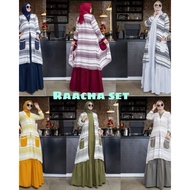 (L) BSHOP RACHA Set of Muslim Women's Outer Dress Set Raacha set 2 in 1 By BShop. Nazra Sha