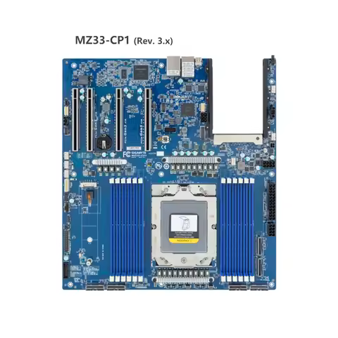 New Gigabite Motherboard MZ33-CP1 For Single EPYC 9005/9004 Series Processor E-ATX PCIE5.0 DDR5