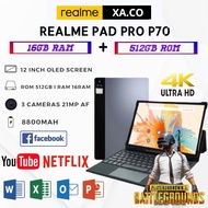 ✨NEW 2024✨ | Realme pad P70 PRO Tablet (16GB RAM + 512GB ROM) Snapdragon865 | 20000mAh | Dual SIM 5G LTE SMART TABLET