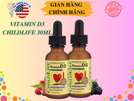 ( có bill nhập)Vitamin D3 Childlife 30ml của Mỹ.