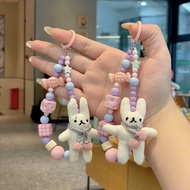 Plush Bunny Braided Phone Case Pendant