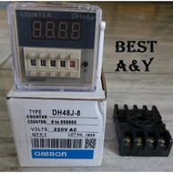 Digital Counter Relay DH48J DH48J-8 AC 220 V 3A 1-999900 LED Display
