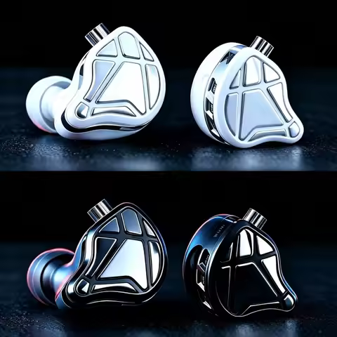 KZ Axas Wired Earphones FPS Dedicated Gaming IEMs HiFi Stereo Bass Music Sports Headphones In Ear Mo