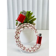 8900 LED Shoelace USB Cable Android USB LED Data Cable Shoelace Model 1M