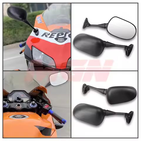 Racing Motorcycle Mirror Sport Bike Rear View Mirror For Honda CBR F4 F4i / RC51 / RVT 1000 DD250E/D