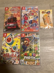 Mario party superstars 258 炸彈人2 送特典 中文版 208 太鼓之達人 198 鐵道日本之旅 328 Switch Game NS switch games 任天堂