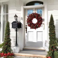 PROMO 45cm / 18inch Artificial Ivy Vine - Hijau Daun for Wall Home Decor, Realistic Look & Easy to I