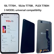 OEM ใหม่สำหรับ TCL 10L 10 Lite 10 Lite T770H T770B Plex T780H สัมผัสหน้าจอ LCD แผงดิจิไทเซอร์จอสำรอง