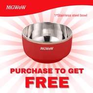 【Free Gift Not For Sale】MGWoW Stainless Steel Bowl, Phone Holder, Phone Buckle, Small Handbag