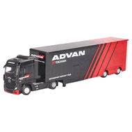 MINIGT 1/64 賓士 Mercedes-Benz Actros w/ Racing Transporter ADVAN  1個