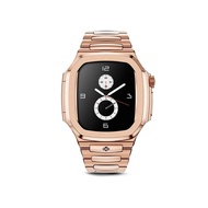 【Golden Concept】 Apple Watch 45mm 錶殼 玫瑰金錶框 玫瑰金不銹鋼錶帶 RO45-RG