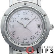 นาฬิกาข้อมือสตรี Hermes รุ่น Clipper Nacre ตัวเรือนชุบเปลือกหอย รุ่น Clipper Ladies CL4.210 มาพร้อมก